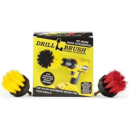 DRILLBRUSH Bathroom Accessories - Cleaning Supplies - Grout Cleaner - Drill Brush 2in-S-RY-QC-DB